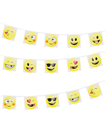 Imoji 8m emoticon penies girland