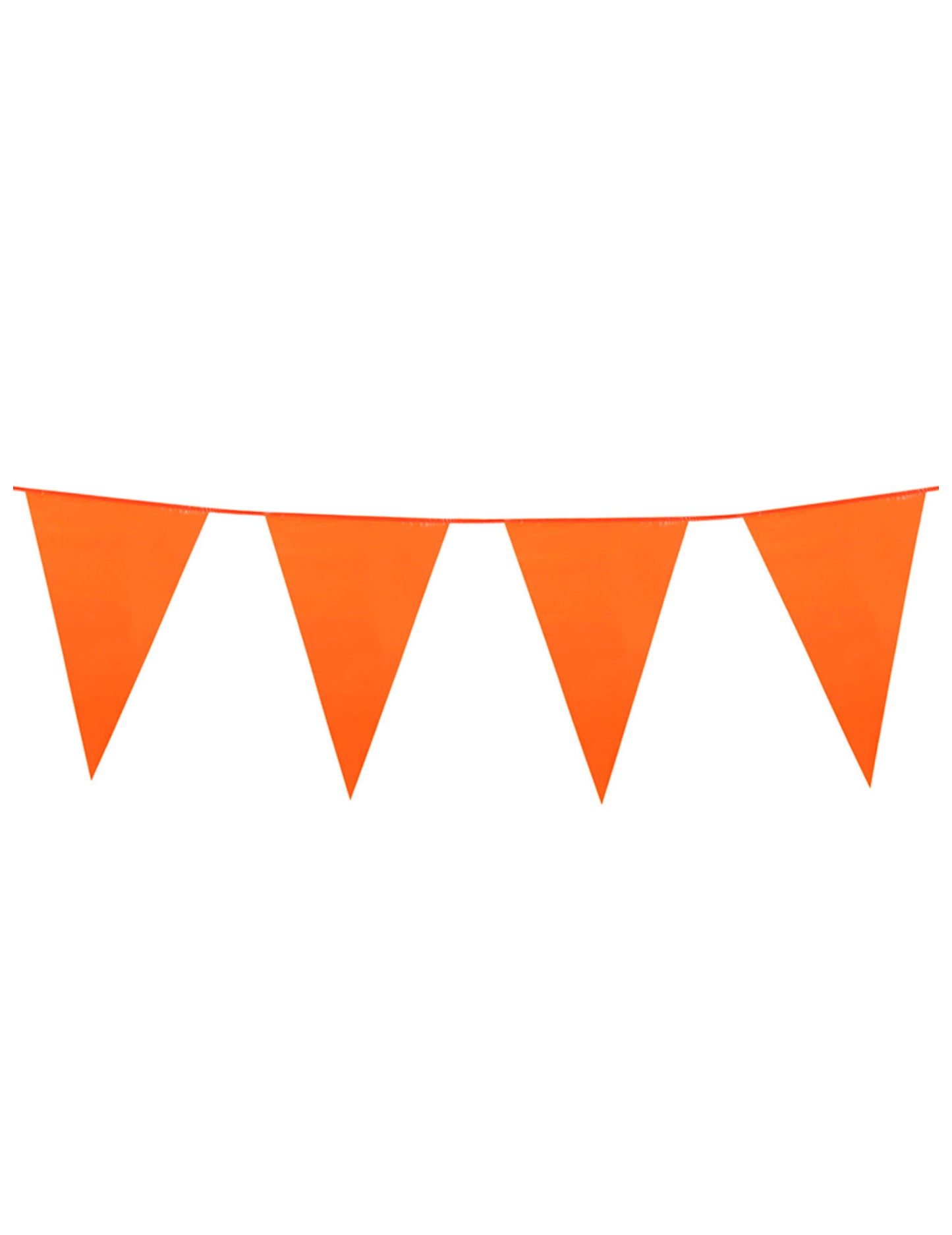 Orange Pennant Garland 10m