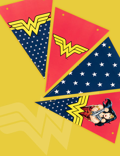 Wonder Woman 2m Pennant Garland