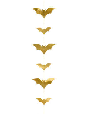 Kovinski zlati bat Garland 150 x 11 cm