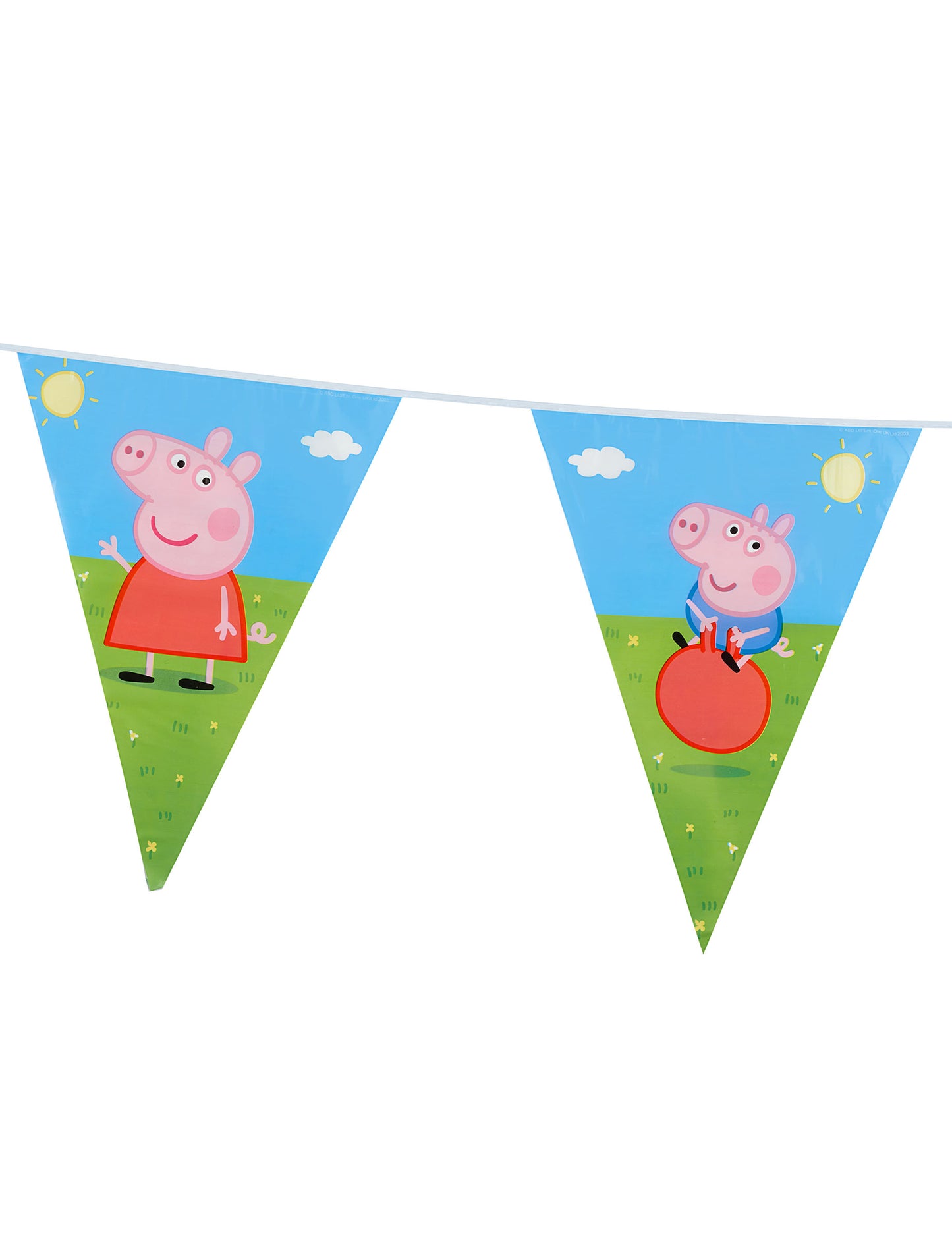 Plastična plastična girland peppa prašič 270 cm