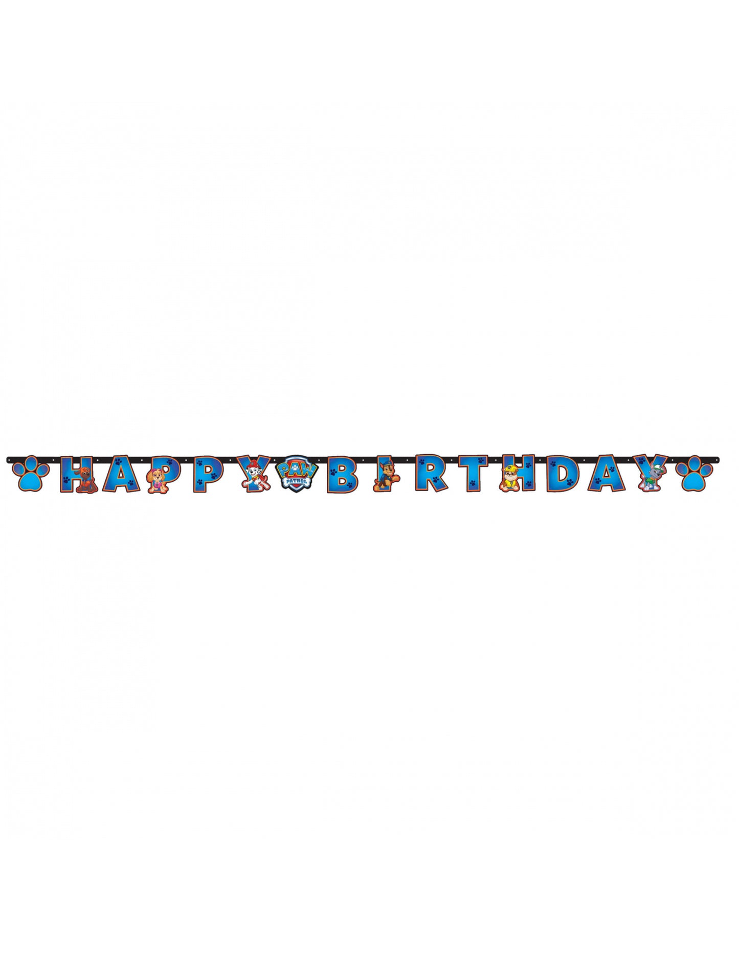 Garland Happy Birthday Pat'Patrol 15 cm x 2 m