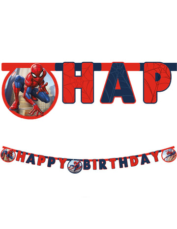 Guirland Happy Birthday Spiderman