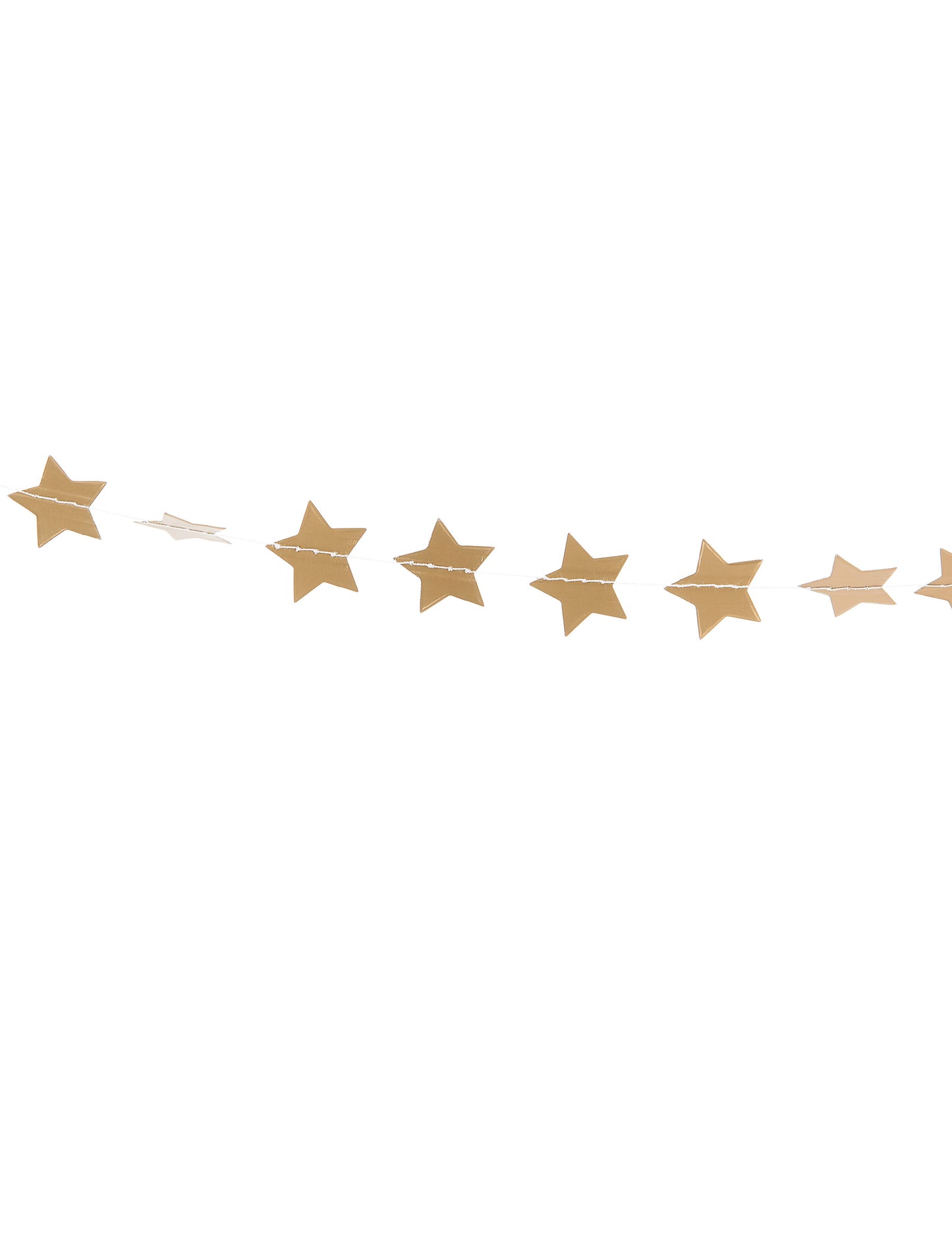 Mini bleščice Golden Stars Garland 2,5 m