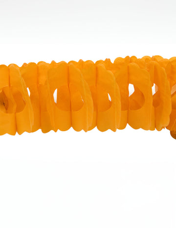 Oranžni papir Garland 15cm x 4m