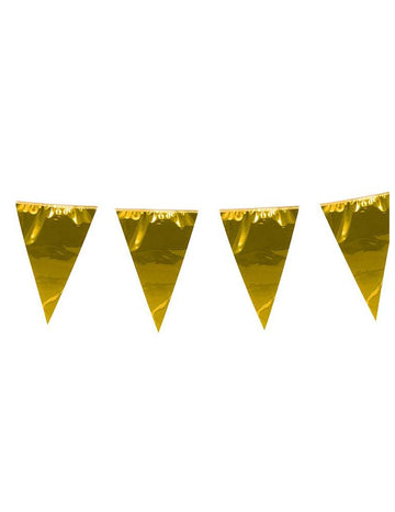 Golden Giant Pennant Garlands 10 m