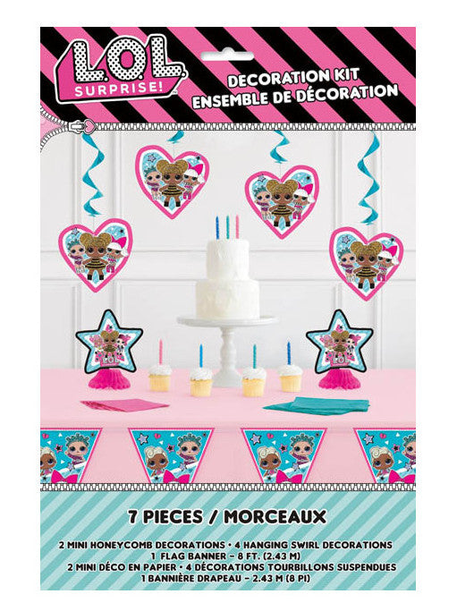 7 -Peece Decorations Kit LOL presenečenje