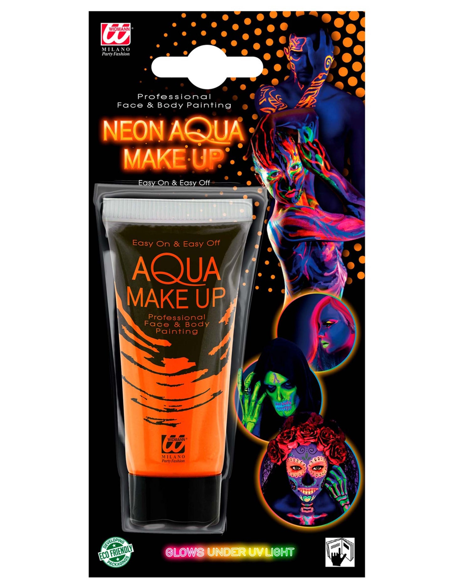 Fluo oranžna neonska ličila 30 ml