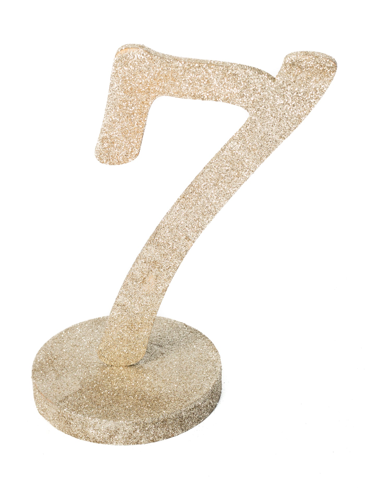 MISKA SLIKA SLIKA 7 Champagne Glitter Wood 20 cm