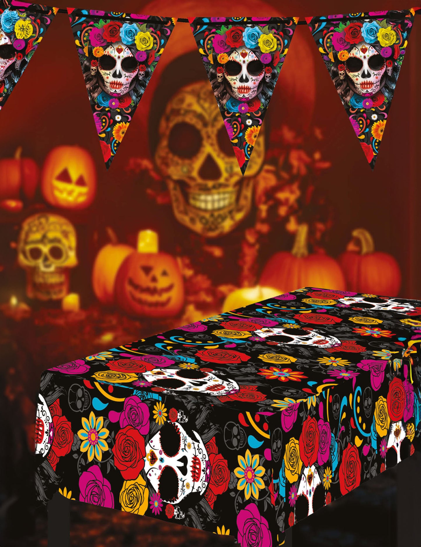 Catrina Dia de los Muertos 137 x 274 cm prt