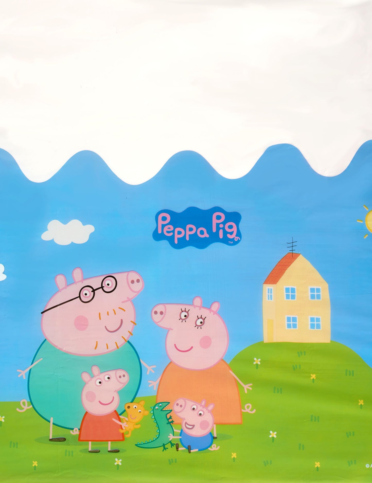 Peppa prašič 130 x 180 cm plastični prt