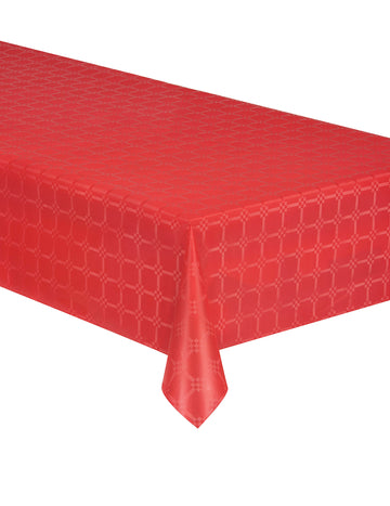 RED DAMAS ROULE Roller Roller 6 M Tablecloth