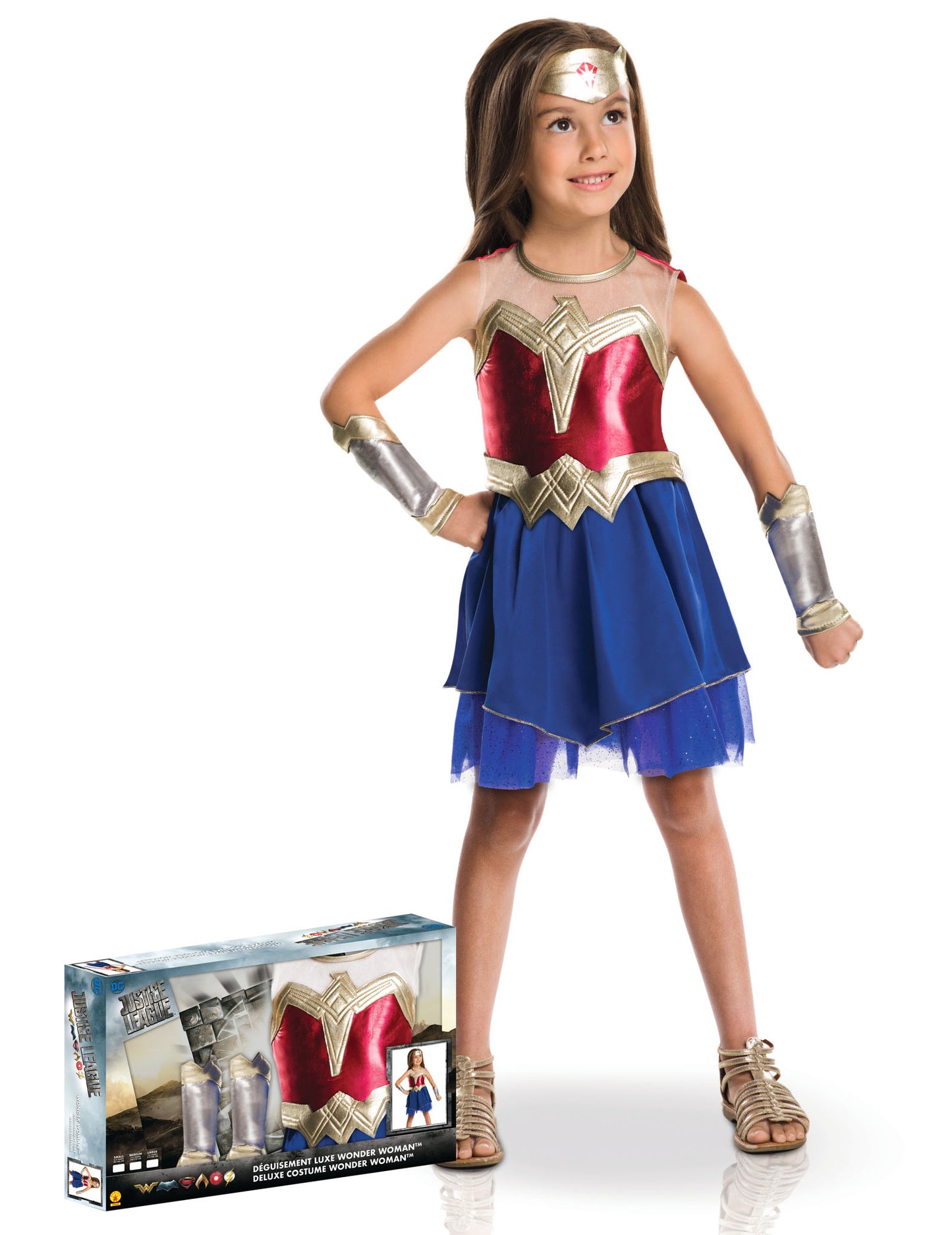 Wonder Woman Girl Luxury Costume Set