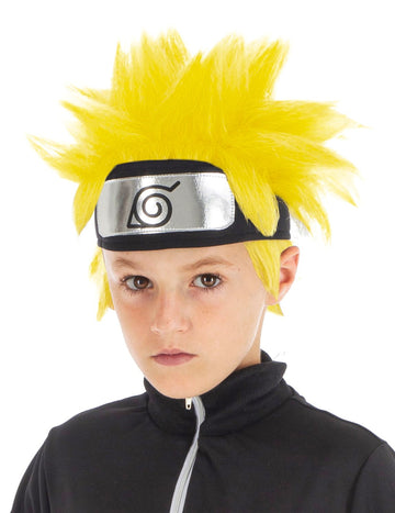 Naruto Shippuden rumena otroška lasulja