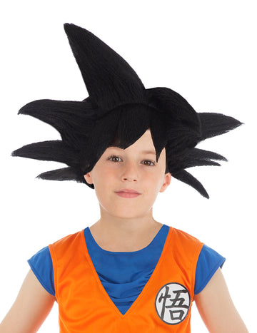 Črna lasulja Goku Saiyan Dragon Ball Z Otroci