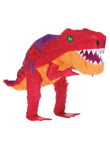 Piñata t-rex rdeča 58 x 29 x 23 cm