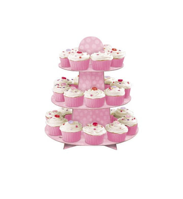 34 cm 34 cm Pink Cupcake zaslon