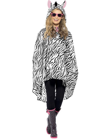 Odrasli zebra poncho