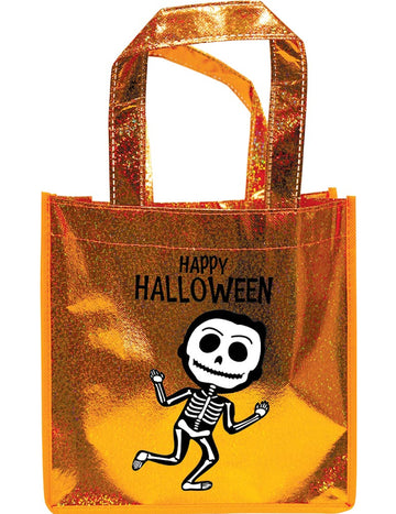 Skeleton Orange Sequined Bag