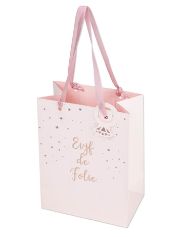 Rose Gold Rose Folia torba 15 x 20 cm