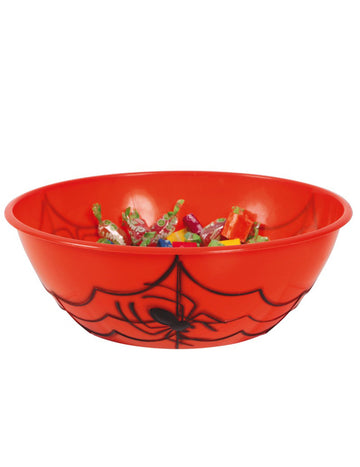 Halloween Orange Plastic Candy Bowl