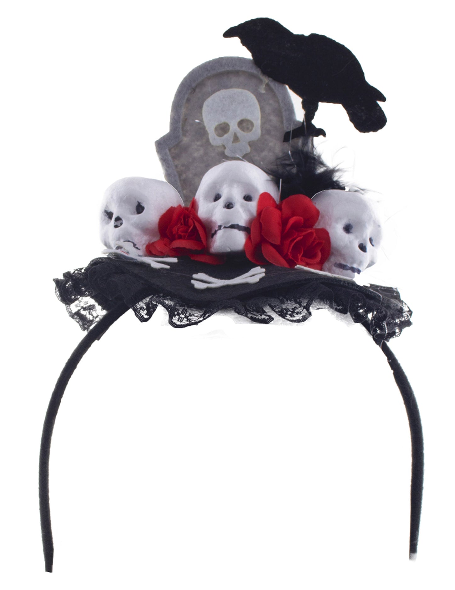 Raven Los Muertos Woman Corbeau Headband