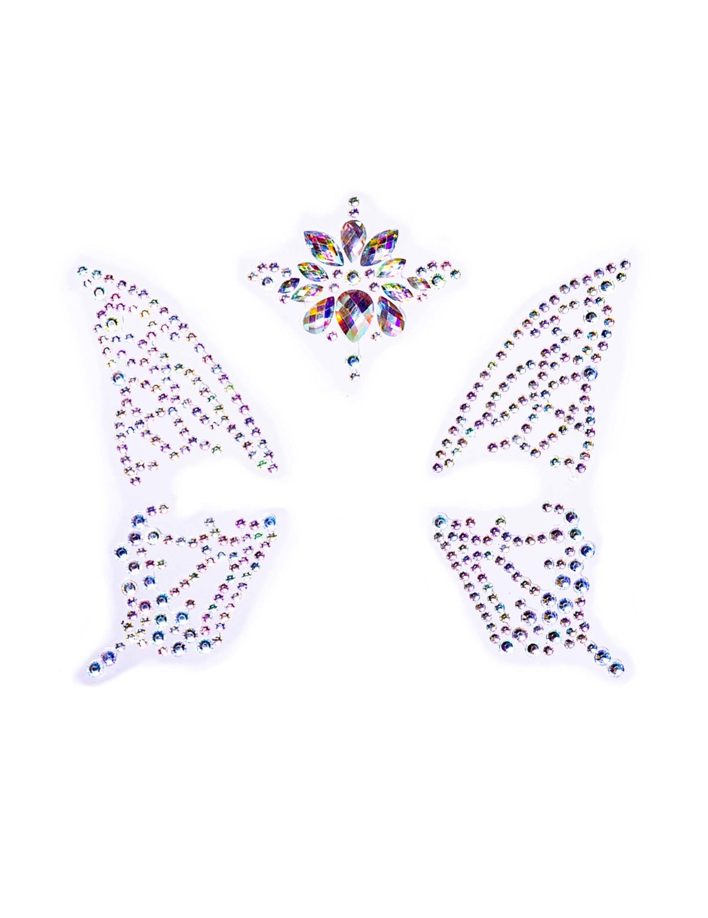 Obraz in telo metuljcev Rhinestones