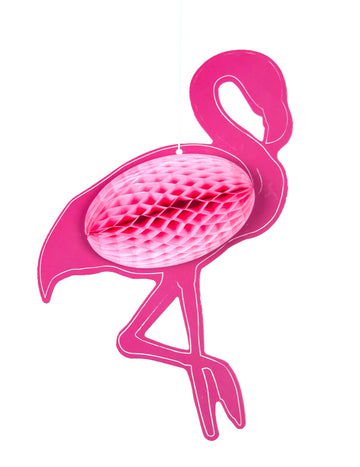 Alveolizirano roza flamingo suspenzijo 31 x 17 cm