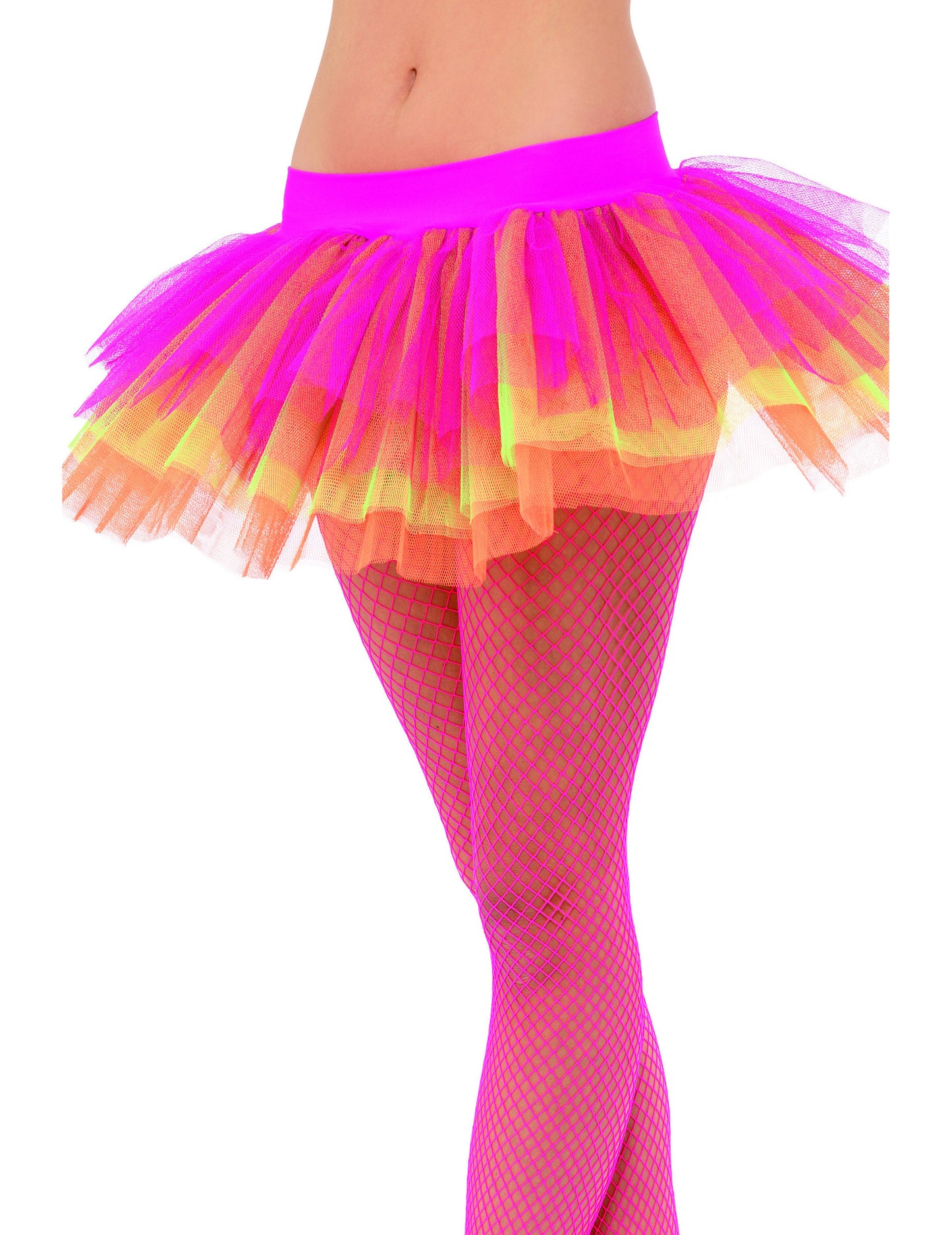 Fluo multicolor tutu ženske balerine